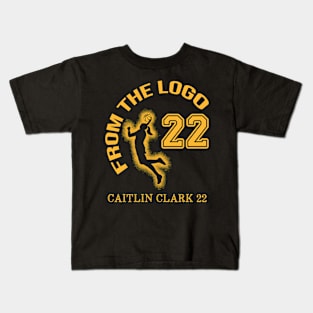 from the logo Caitlin Clark 22 Kids T-Shirt